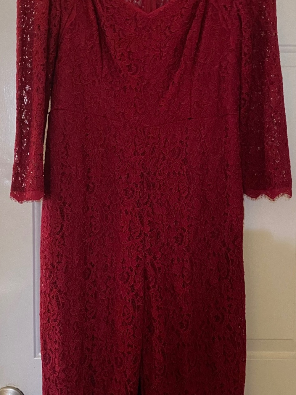 Adrianna Papell red jumpsuit